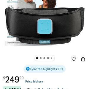 Slendertone Black Abdominal Toning Belt